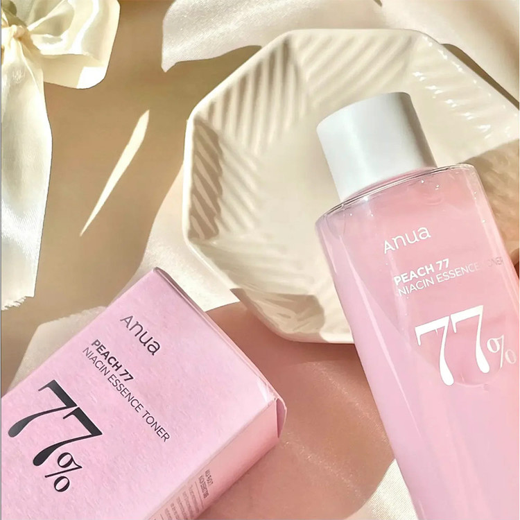 تونر مرطوب کننده و روشن کننده هلو نیاسینامید آنوا Anua Peach 77% Niacin Essence Toner