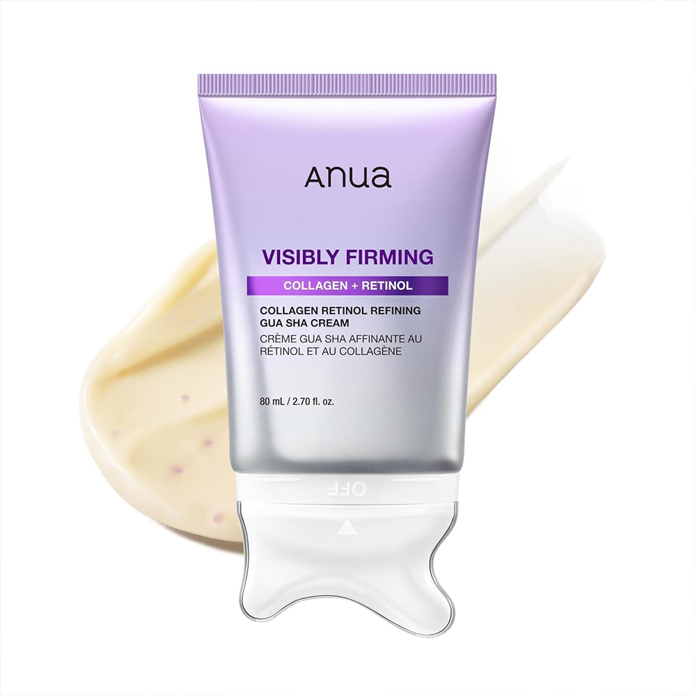 گواشا کرم رتینول و کلاژن آنوا ضد چروک، جوانساز و فرم دهنده Anua Collagen Retinol Refining Gua Sha Cream
