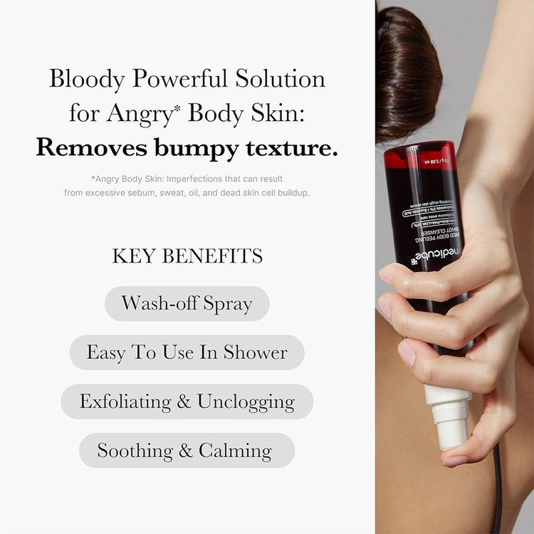 اسپری لایه بردار و ضد جوش بدن مدی کیوب Medicube Red Acne Body Peeling Shot