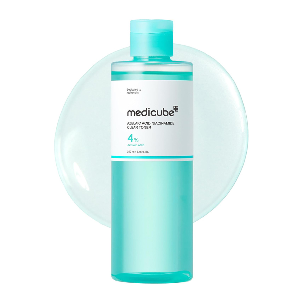 تونر آزلائیک اسید و نیاسینامید مدی کیوب ضدالتهاب، قرمزی و روشن کننده پوست MEDICUBE Azelaic Acid Niacinamide Clear Toner