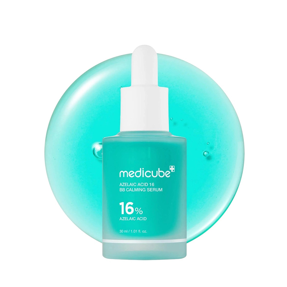 سرم ضد جوش و تسکین دهنده آزلائیک اسید 16% مدی کیوب Medicube Azelaic Acid 16 BB Calming Serum