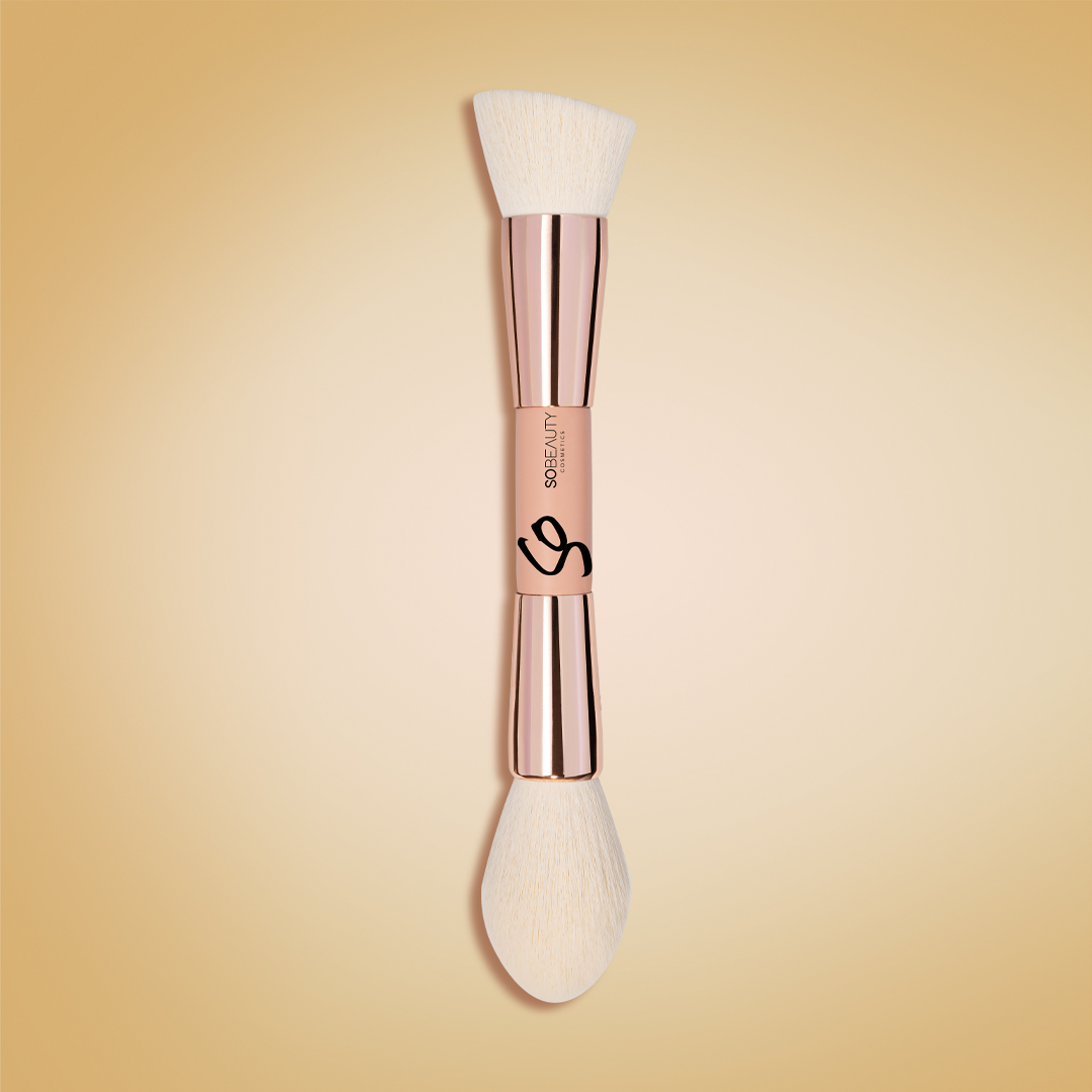 براش دو طرفه سوبیوتی شماره The Blend Master Foundation, Cream Contour, and Cream Blush 01